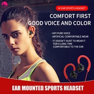 Ladysasa G3 Sports Running Earphones With Memory Wire Waterproof IPX5 Mic In-Ear Earhook Music Headp