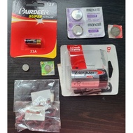 Fuse 13A Energizer Battery D Maxell Lithium Battery 3V 12V 23A V10GA CR2032