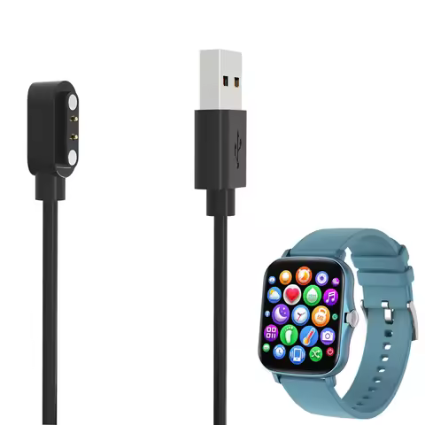 Smartwatch Charger USB Charging Cable Charge Cord for SITLOS SQR P8 Plus/Mix/BR Colmi P9 P28 MISTEP 