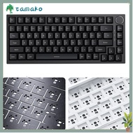 TAMAKO Mechanical Keyboard,  Backlit Silent Gaming Keyboard,  82-Key AK820 With Knob Office Keyboard