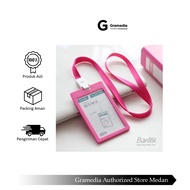 Gramedia Medan - Bantex Id Card Portrait + Land Yard Pink - CRD