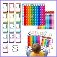 Pop Fidget Math Chart Multiplication Flash Cards Set Math Game Flash Cards Table Math Games Toy 156X