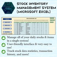 Stock Inventory Management System (Microsoft Excel)