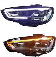 2013-2016 Car Styling Head Lamp Compatible For Audi A3 Headlights Headlight DRL Head Lamp Bi Xenon B