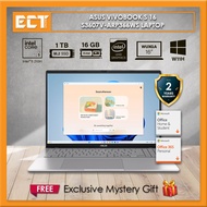 Asus VivoBook S 16 S3607V-ARP366WS / ARP368WS Laptop (C5-210H 4.80GHz,1TB PCIe SSD,16GB D5,Intel,16"
