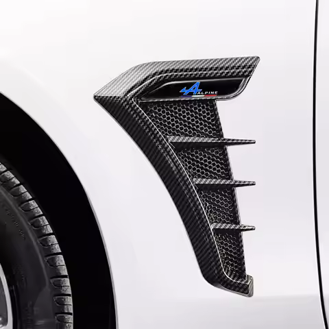 2Pcs Car Decorate Fender Body Side Emblem Sticker Accessories For Alpine A290 GTS A110 A390 Espace D