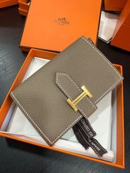 Hermes Card Holder bearn etoupe Epsom K