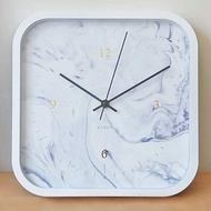 Wall Clock White Marble 28cm Kaison