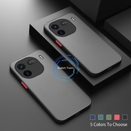 Casing for IQOO 12 Pro 5G IQOO12 IQOO12Pro Matte Phone Case Tpu Soft-edge Anti-fall Protective Shock