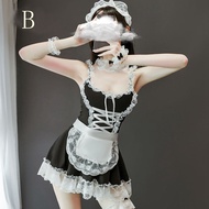 Sexy Lingerie Set Cosplay Anime Apron Pakaian dalam Seragam Cosplay French Maid A3120