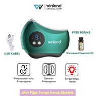 Winland【COD/Garansi 1 tahun】Alat Pijat Wajah Listrik Gua Sha Wajah Alat Scraping/Pijat Kulit Getaran