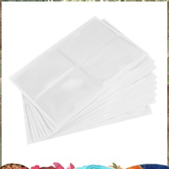 36Pcs Self-Adhesive Label Card Holder Index Pockets Holder 6X8.5cm Clear Plastic Card Holder Adhesiv