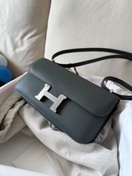 Hermes Constance Elan PHW Q0 Vert Mangrove 沼澤綠