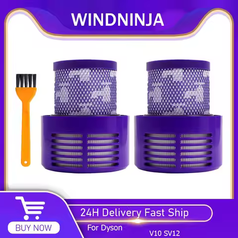 HEPA Filter Spare Parts for Dyson V10 SV12 Robot Vaccum Cleaner Part Washable Filter Replacement Acc