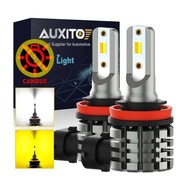 X AUXITO 2Pcs H11 Light Dual Color H8 H9 H16jp LED Caus No Error Fog Lamp Bulb DRL Daytime Running