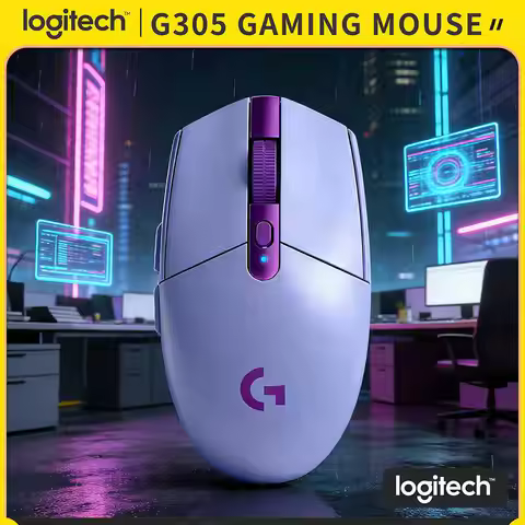Logitech G305 Gaming Mouse Wireless LIGHTSPEED, 1ms Lag-Free, 12000 DPI HERO, 6 Custom Buttons, 250h