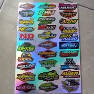 Sound System Stickers | Audio Stickers | Audio Sound System Stickers | Waterproof Sound System Stick