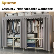 Xpanse Installation-free baju almari rak baju almari baju murah almari baju clothes wardrobe 衣櫥 rak baju bertutup