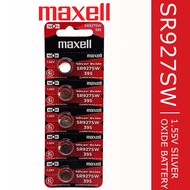 Maxell SR927SW 1.55V Silver Oxide Button Battery (5pcs)