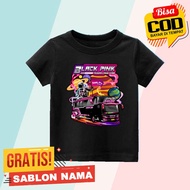 Jet Bus Kids T-Shirt Blackpink Custom Jet Bus Name Boys & Girls T-Shirt/ TeloletBlackpink