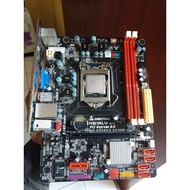 Mobo biostar H61 processor Gaming i5 2500K normal ready to use