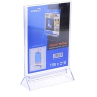 Mica tabletop menu A5 Xukiva 191-A5 tabletop restaurant menu