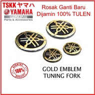 YAMAHA Gold Emblem Tuning Fork Emblem Gold Moto GP One Piece 55C-F834C-00