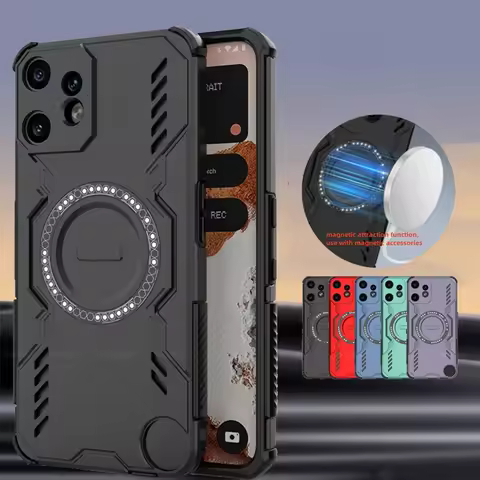 For Nothing CMF Phone 2 Pro Case Cover Nothing CMF Phone 2 Pro Capa Magnetic Attraction Adsorption F