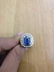 Cincin Blue Safir Original