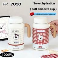 Large Capacity Girls 316 Thermos Cup Straw Stainless Steel Water Cup Large Capacity Ice Master Cup T