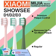 Replacement Toothbrush Heads for XIAOMI MIJIA Compatible with Showsee D1/D2/D3, Pack of 3 Pcs