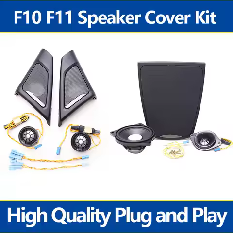 Car Front Door Speaker For BMW F10 F11 5 Series Audio Trumpet Tweeter Cover Head Treble Horn Frame D