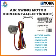 YORK (JC) AIR SWING MOTOR HORIZONTAL (LEFT/RIGHT) YWM3F10-30AAS/CBS,10CAS-15CAS BOLWER MOTOR(5140669