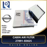 Nissan Latio / Livina / Sylphy / NV200 Cabin Air Cond Filter