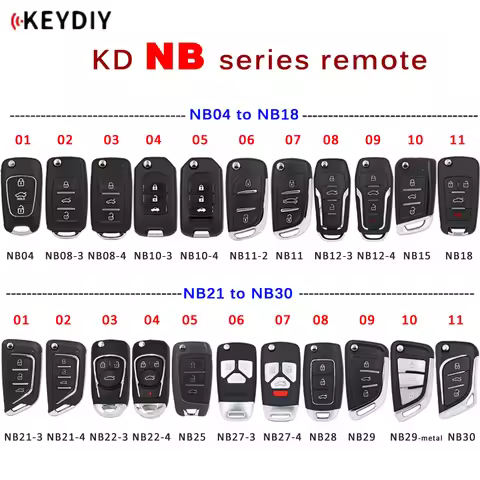 KEYDIY Multi-functional Remote Control NB Series NB04 NB11 NB15 NB18 NB29 NB27 NB18 NB30 for KD900 K