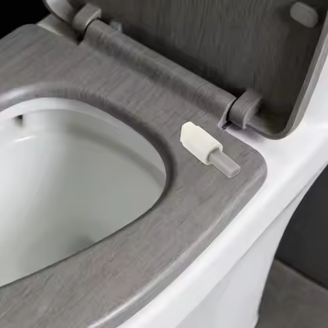 2Pcs Toilet Seat Buffer Set Soft Close Damper Technology Noise Reducing Stabilizer for Universal Sea