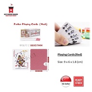 3 for $6 Poker Playing Cards Red Blue 2 Colors Board Games Card Games Chinese New Year CNY Games