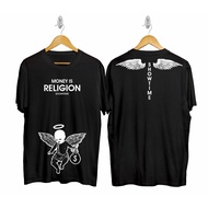 D72 MONEY RELIGION UNISEX TSHIRT/ POROROSHOPPE T-SHIRT