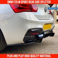 BMW F20 1 series Rear side splitter M sport Facelift maxton style rear splitter F20 accessories