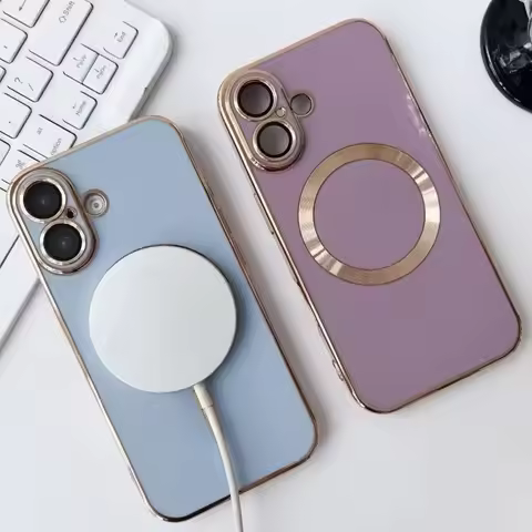 Luxury Plating For Magsafe Magnetic Phone Case For Nothing Phone 3a 3 2a Pro 2a Wireless Charge Cove