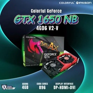 COLORFUL GPU การ์ดจอ การ์ดแสดงผล รุ่น GeForce GTX 1650 NB 4GD6 V2-V คอมพิวเตอร์ เล่นเกม ประกันสินค้า 3 ปี โดย IPASON As the Picture One