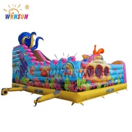 Octopus Inflatable Castle Thickening Factory Children's Trampoline Outdoor Indoor Exercise New Wholesale Factory