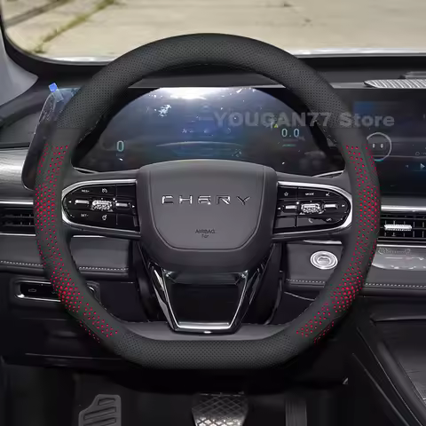 Leather Car Steering Wheel Cover For Chery jaecoo J7 7 J5 J8 Tiggo 2 3 4 7 8 9 Series Arrizo Series 