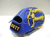 ~軟式M/J BALL專用~ZETT 棒壘球手套 密網檔 11.5" (BPGT-80206) 寶藍，附手套袋