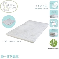 Little Zebra 100% Natural Latex Baby Crib Mattress