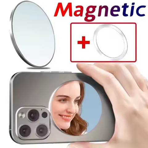 Magnetic Phone Selfie Mirror for Apple Magsafe IPhone 15 Pro Max Phone Back Camera Mirror for Wide A
