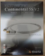 【UP Music】日製盒裝廠線 日本Oyaide Continental 5S V2版 USB線  / 1.2M