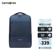 Samsonite/新秀丽双肩包电脑包14英寸男女背包书包商务旅行包TX6深蓝色