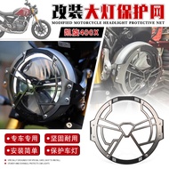 สำหรับ Triumph Speed 400 Scrambler 400X Speed400 Scrambler400x ไฟหน้ารถจักรยานยนต์ตะแกรงป้องกันฝาปิด