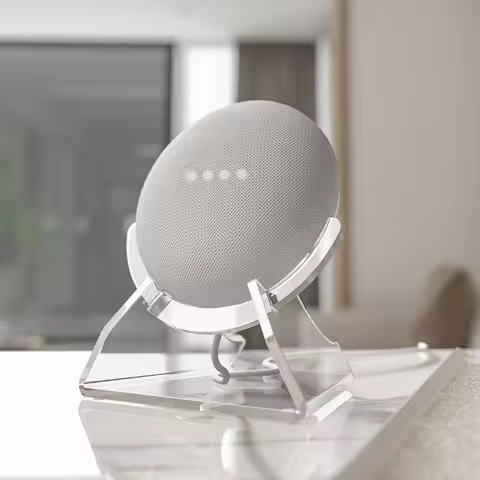 Desktop Stand Acrylic Desktop Holder Speaker Holder for Nest Mini Speaker Accessories